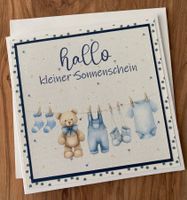 Geburtskarte, zur Geburt, Glückwunschkarte,