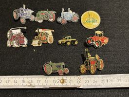 Sammlung Traktoren Pins diverse Modelle 