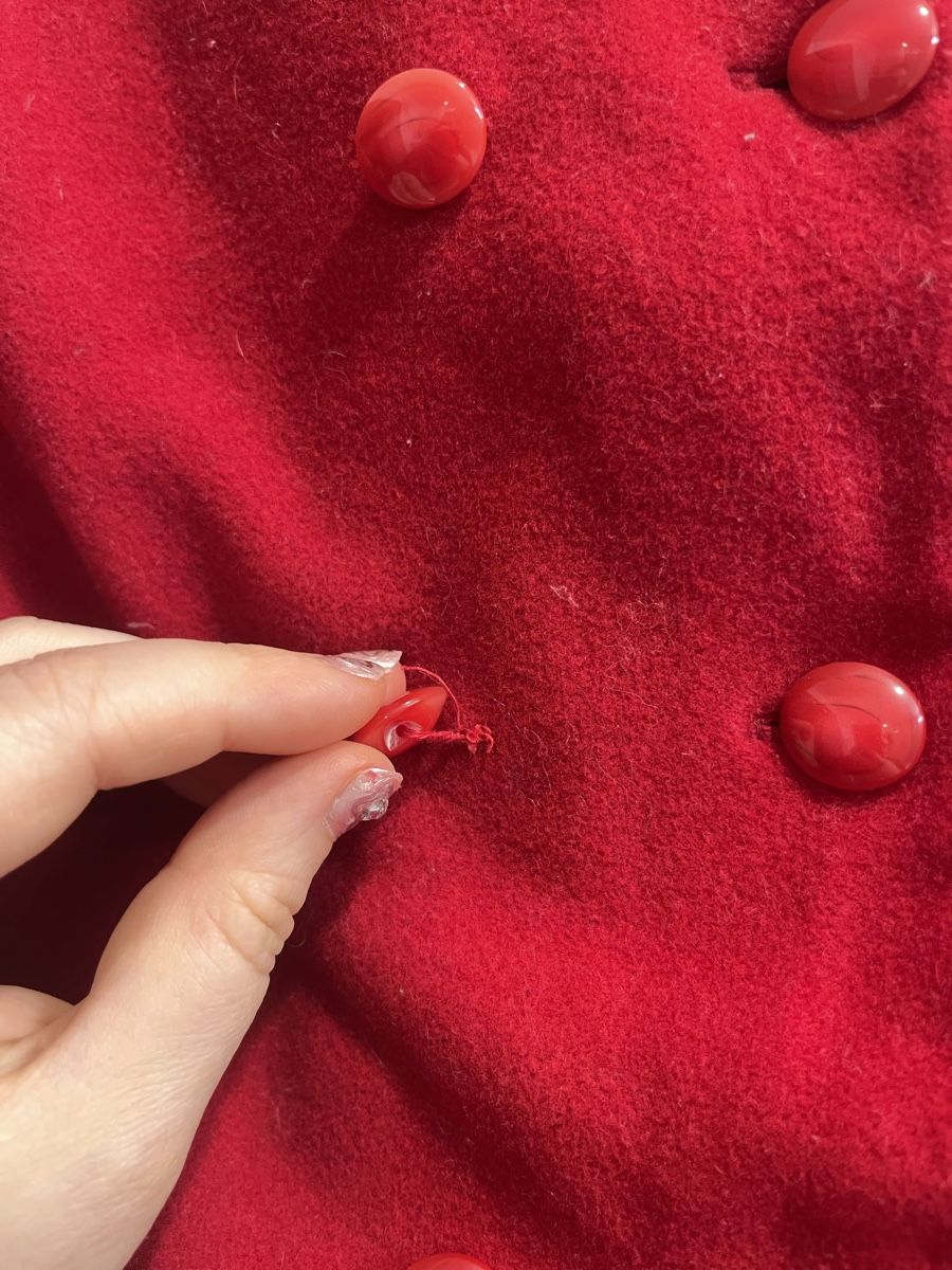 Gilet & Giacche: Rote Wollweste - vintage – Usato da Zürich venduto da Closetbesties 1