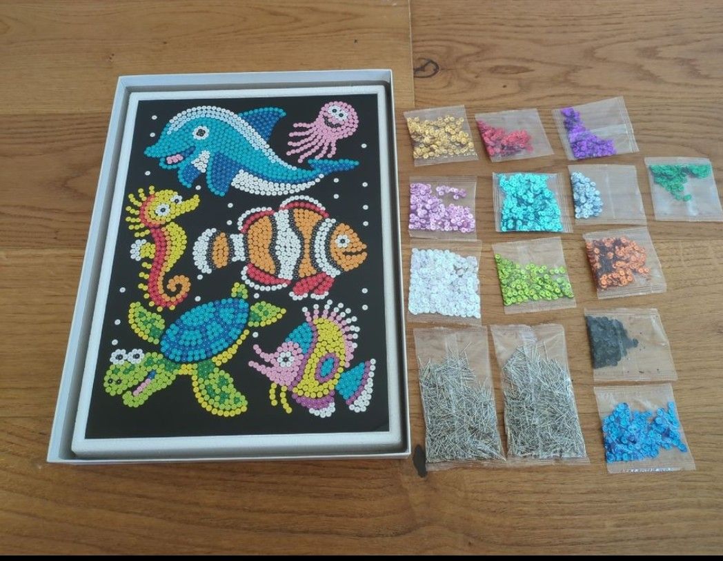 Kit bricolage: Sequin Art Aqua Buddies – Nuovo (secondo la descrizione) da Benken SG venduto da fa.be 1