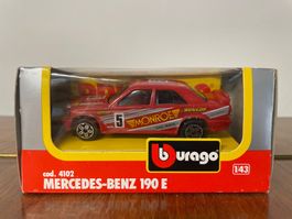 Vintage BBURAGO "Mercedes-Benz 190 E" 1:43 (Neu & OVP) 1987