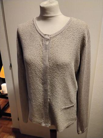 Cardigan élégant doré, taille M –