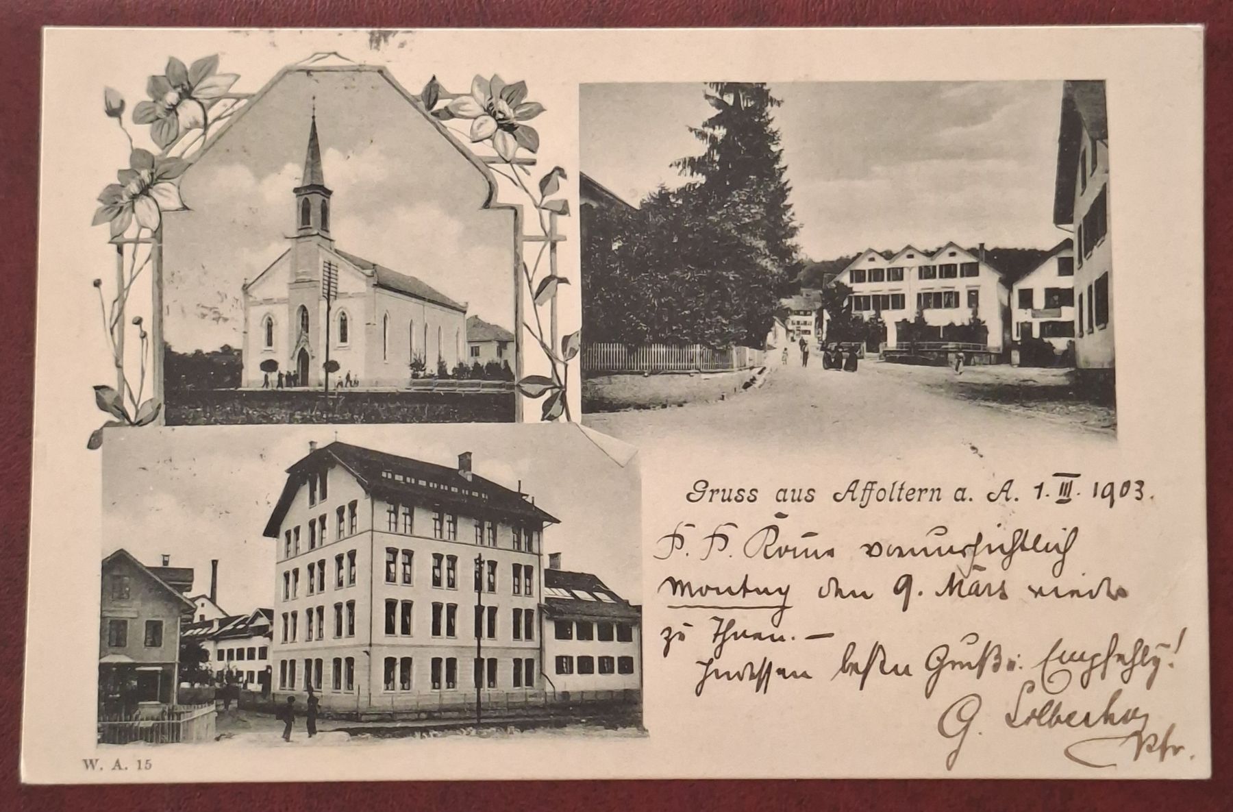 Cartoline postali: Gruss aus Affoltern am Albis – Usato da Affoltern am Albis venduto da Ab_1.-