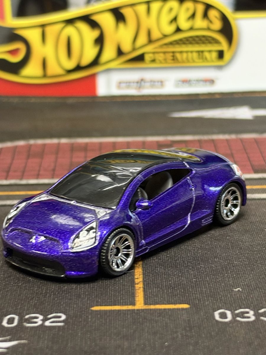 Matchbox Modellini d'auto: Matchbox Mitsubishi Eclipse violette – Usato da rolle venduto da Noma-collectible 1