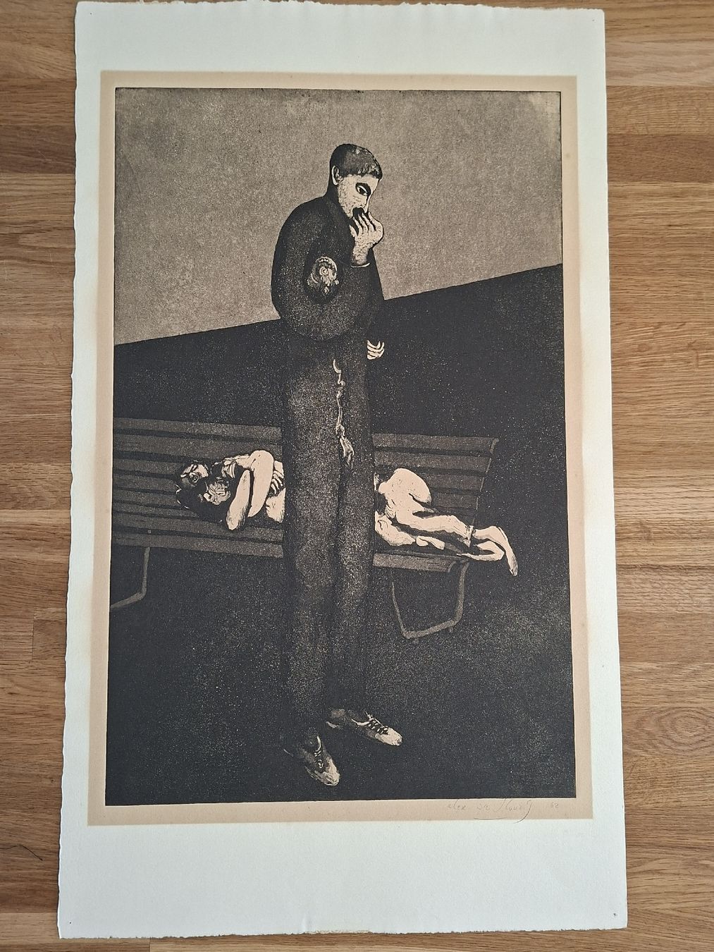 Grafica & Litografie: Alex Sadkowsky Radierung 1962 – Usato da Volketswil venduto da benluke