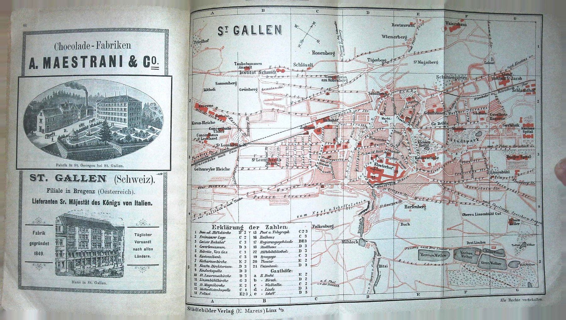 Libri: St. Gallen Städtebild  um 1890 – Usato da Rafz venduto da Helvet32 4