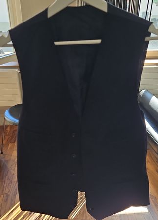 Elegante Herrenweste, Dunkelblau, Grösse M