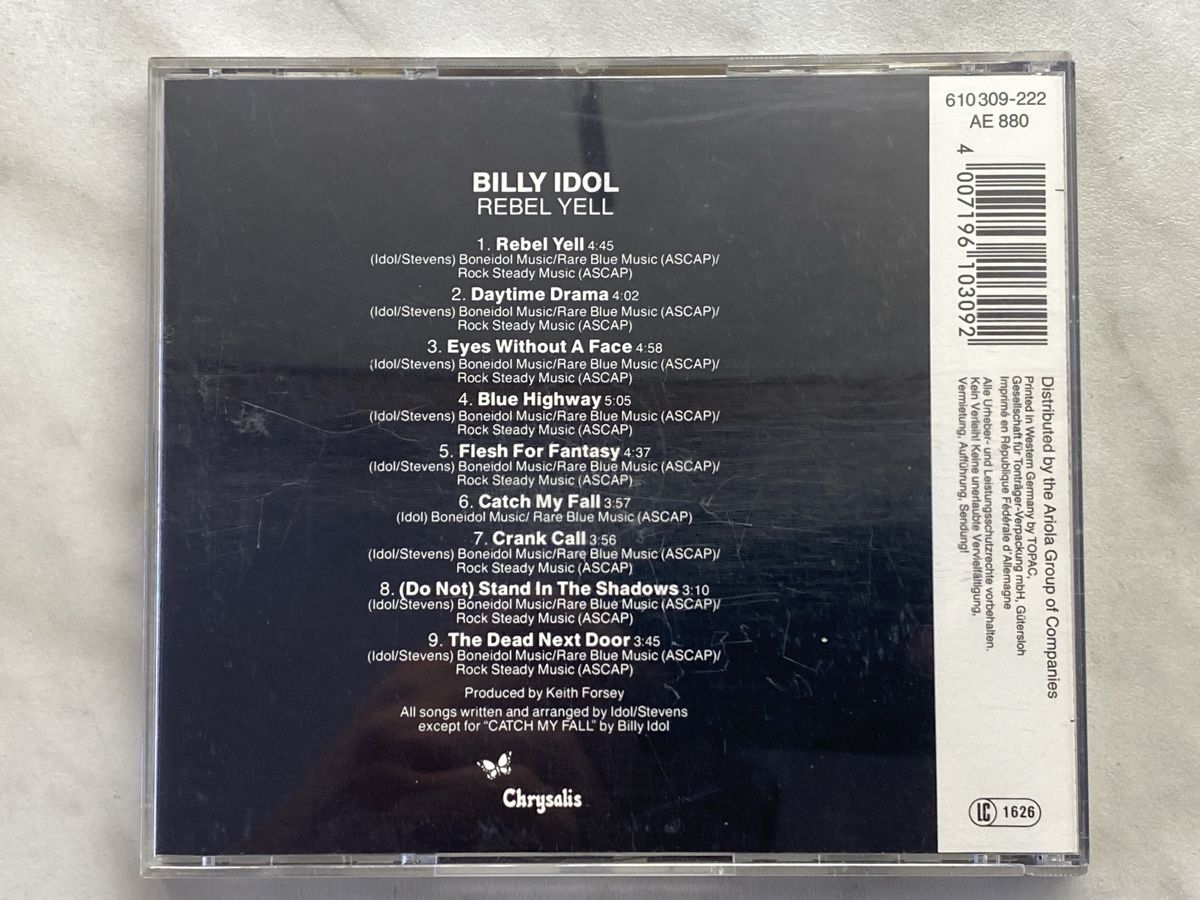 CD: CD Billy Idol Rebel Yell – Usato da Aigle venduto da St_anger 1