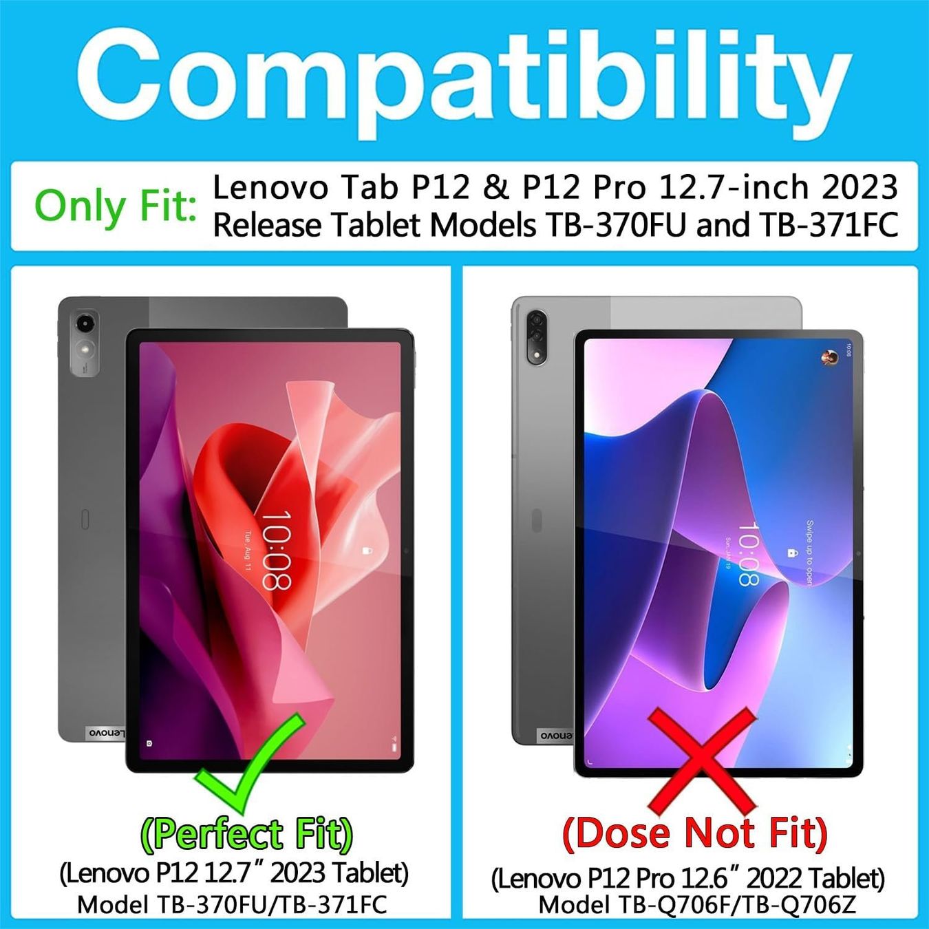 Covers & Borse: Hülle/Case Tablet Lenovo Tab P12 Transparent – Usato da Lausanne venduto da gigalabs 2