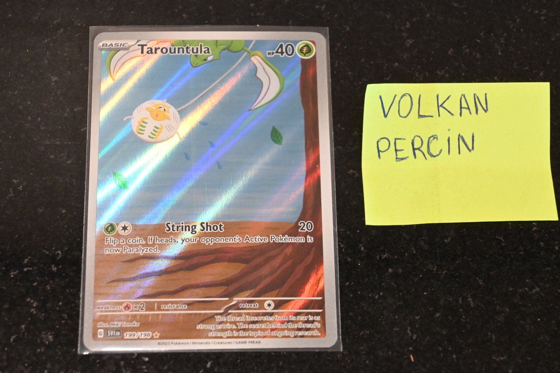 Pokémon Carte collezionabili: Tarountula #199 Pokemon Scarlet & Violet – Nuovo (secondo la descrizione) da Aigle venduto da PSAPOKEVOVO