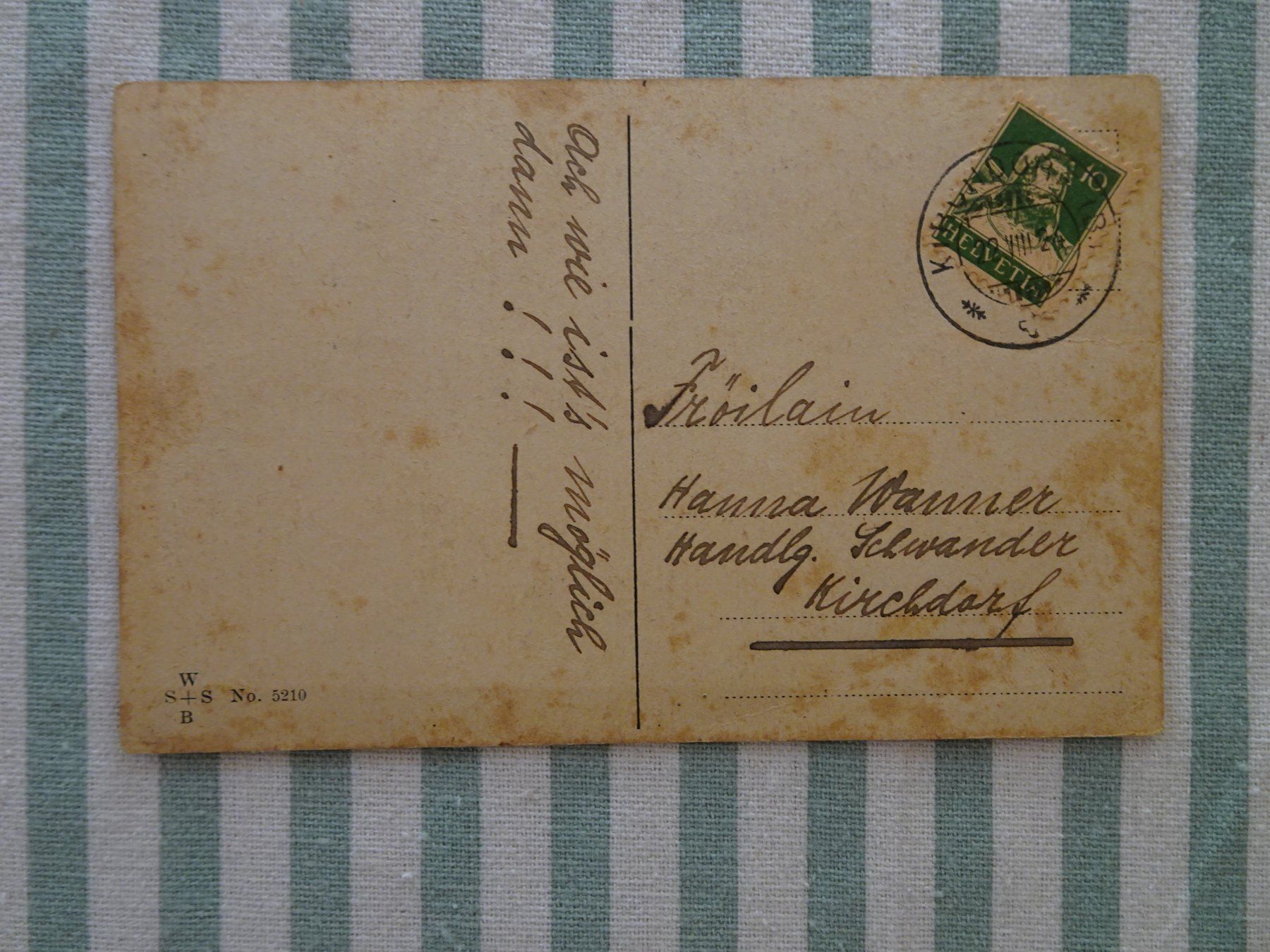 Cartoline postali: Ansichtskarte 1924 gestempelt Kirchdorf Schweiz - M196 – Usato da Küssnacht am Rigi venduto da Kleinpreis-Shop 1