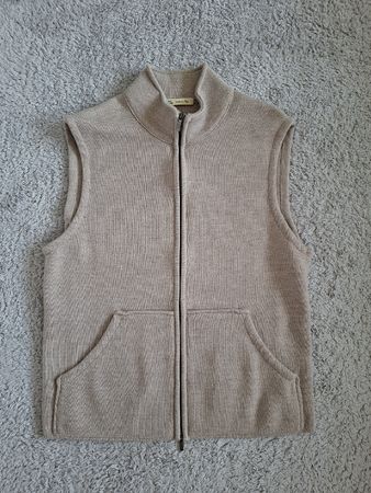 Gilet sans manches zippé en maille – Maurizio Baldassari