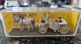 Preiser Hochzeitskutsche HO 1:87