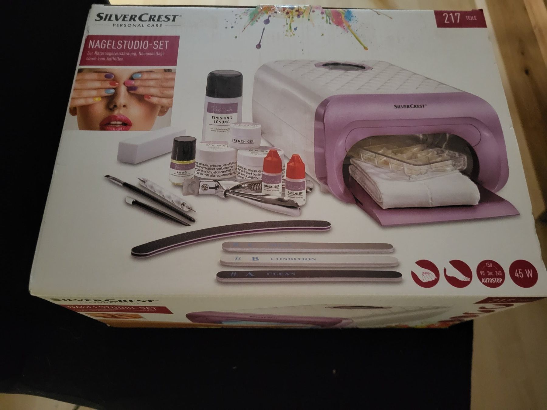 Unghie finte: Neues Nagelstudio-Set von Silvercrest, 217 Teile – Usato da Seewen SZ venduto da Timekeeper
