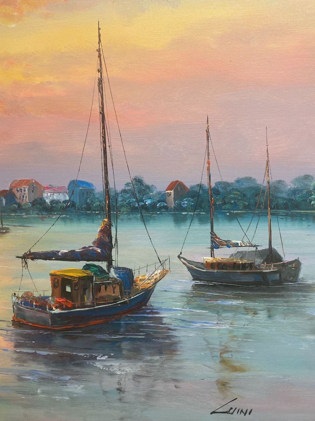 Dipinti: Ölgemälde von Luini 61x 51 cm – Usato da Zürich venduto da NYDDYN 3
