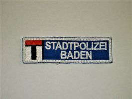 Brustabzeichen der Stadtpolizei Baden