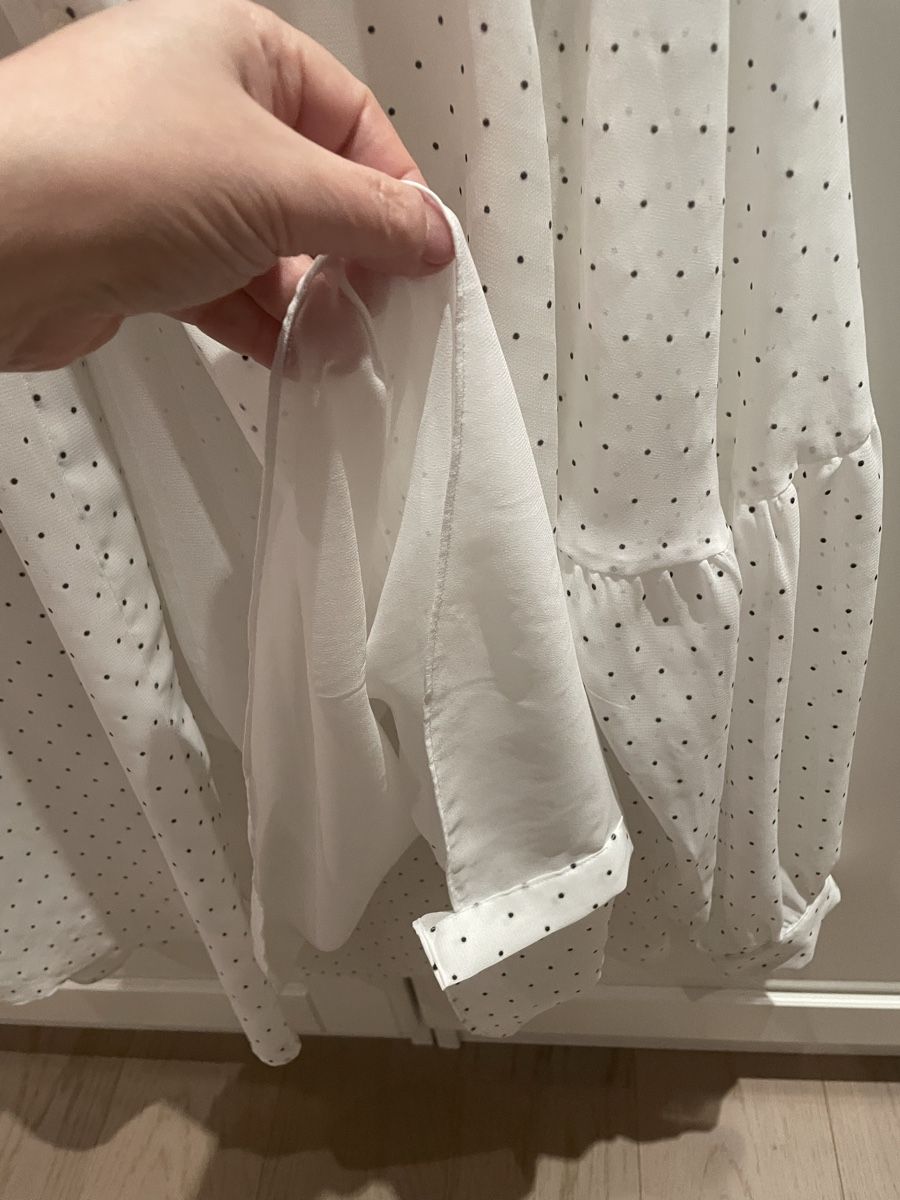 Massimo Dutti Camicette: Massimo Dutti White Blouse with Dots - Size 40 - Spring! – Usato da Oberwil BL venduto da Stellochkas 4