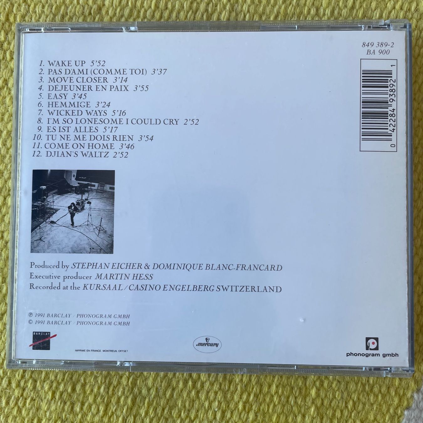CD: STEPHAN EICHER-MIT UNTERSCHRIFT ENGELBERG – Usato da Rorschacherberg venduto da CD-Roli 2