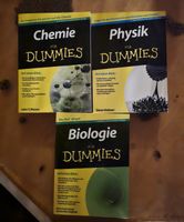 3 Bücher für Dummies Physik Chemie Biologie Set