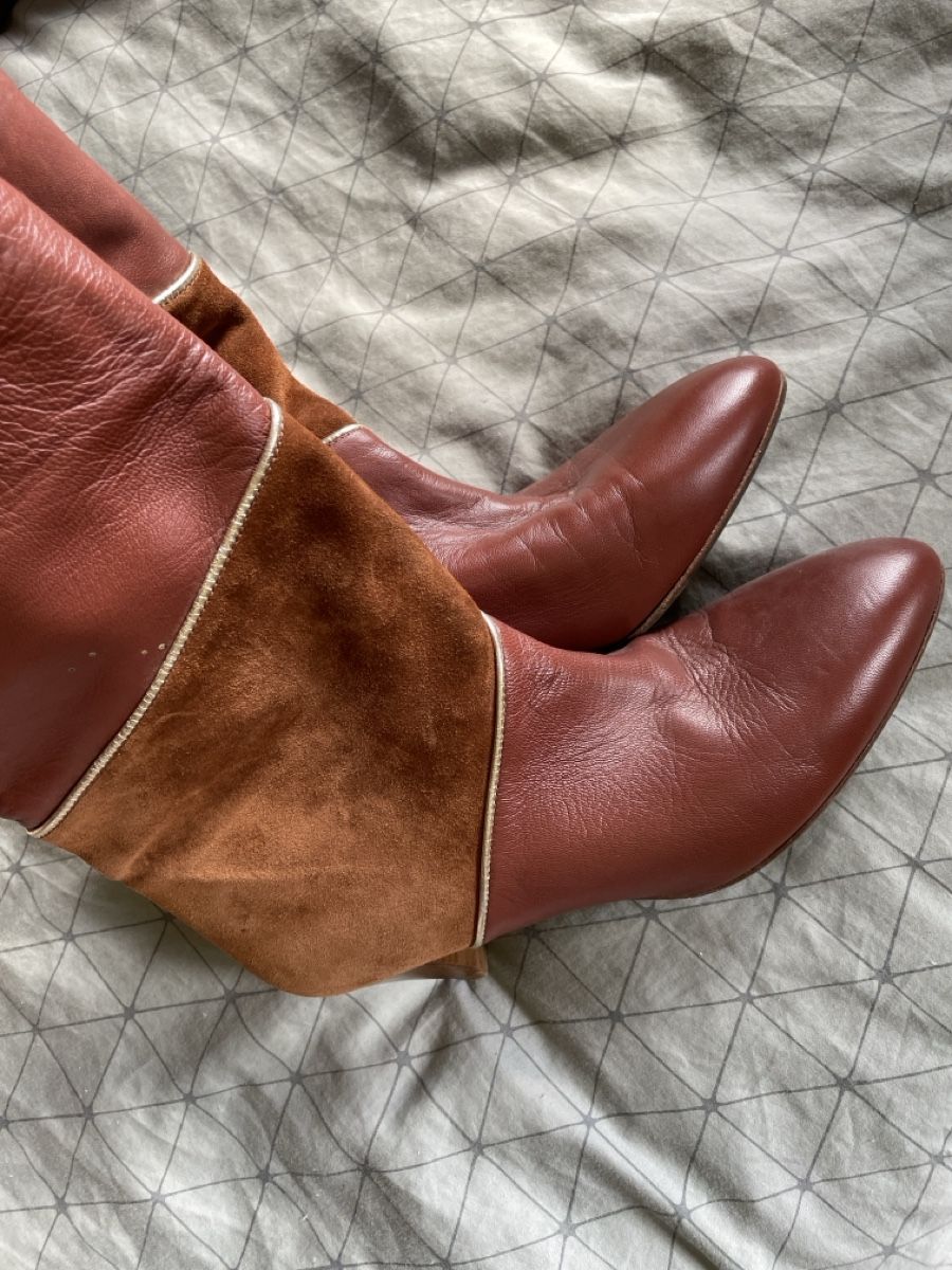 Damenschuhe: Damenstiefel braun Grösse 40 – Neu (gemäss Beschreibung) aus Wabern von som_b5sr 2
