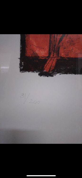 Rudolf Mirer inkl. Bilderrahmen Jahr 1989 Bild 91/200 - GSP 5