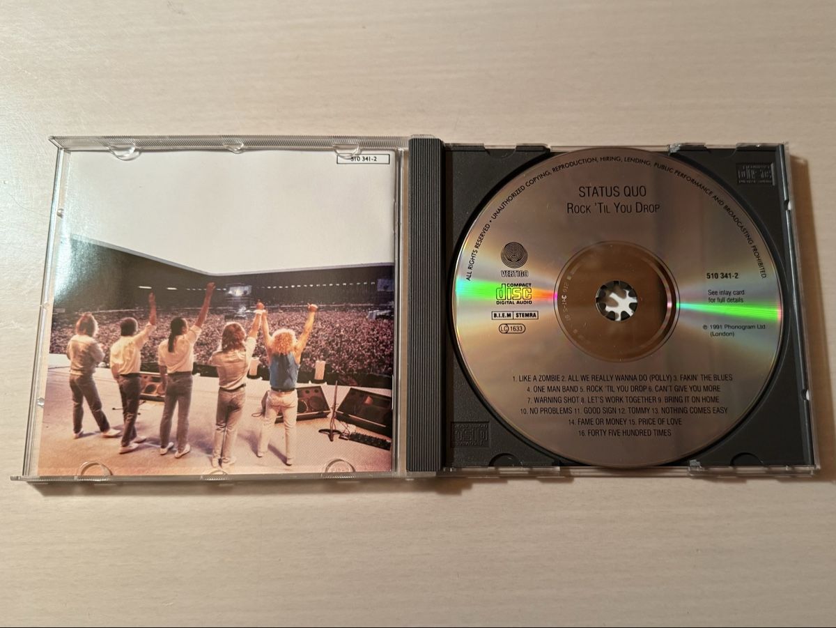 CD: Status Quo Rock 'Til You Drop CD – Usato da Oberried Brienz venduto da Chyara 2