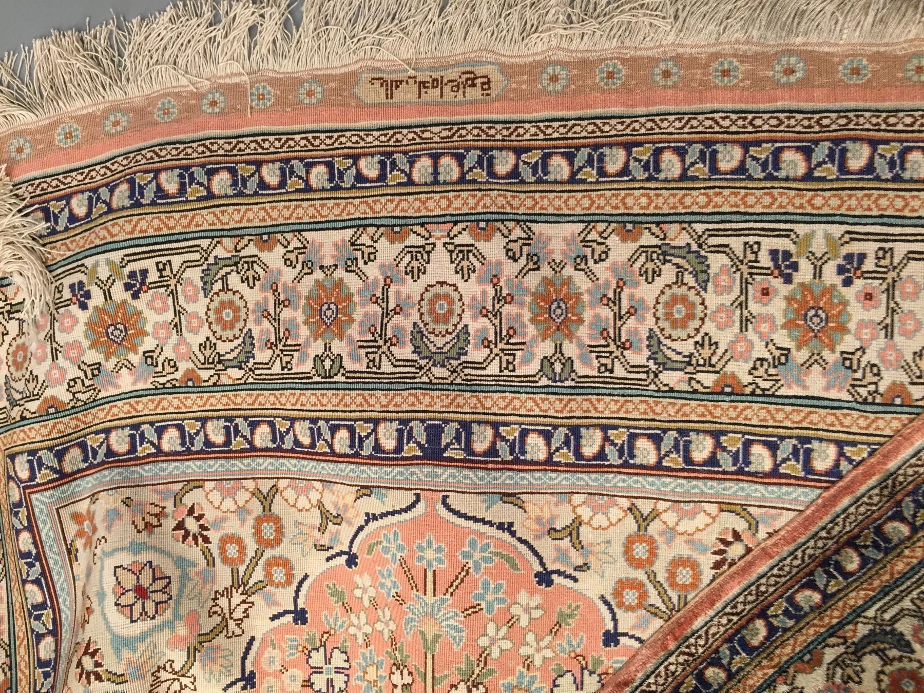 Tappeti: Seiden Teppich Kayseri 133x91cm – Usato da Zürich venduto da Artnuvo 8