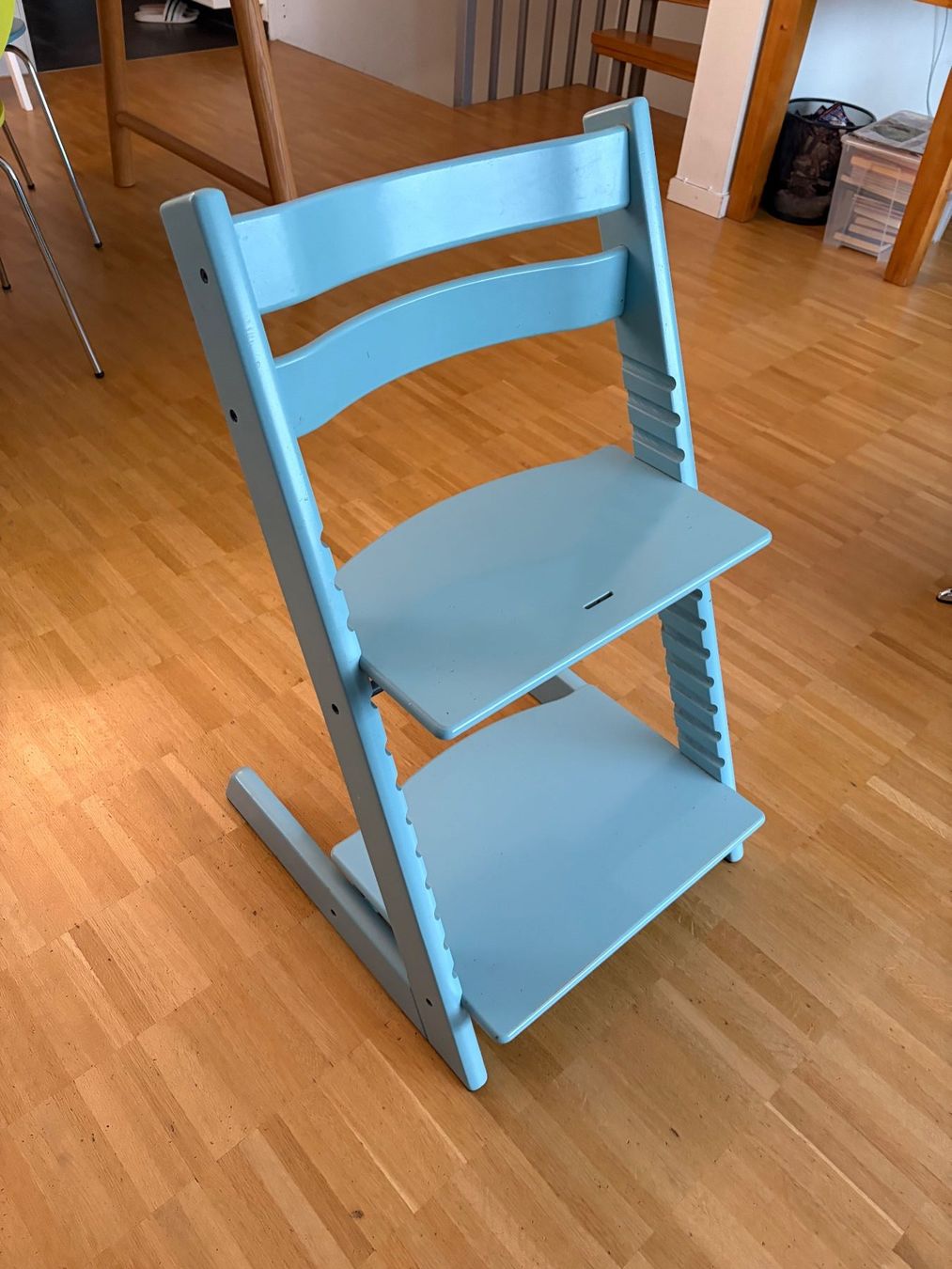 Stokke Chaises hautes: Tripp Trapp, hellblau – D'occasion à Sissach par Trullee