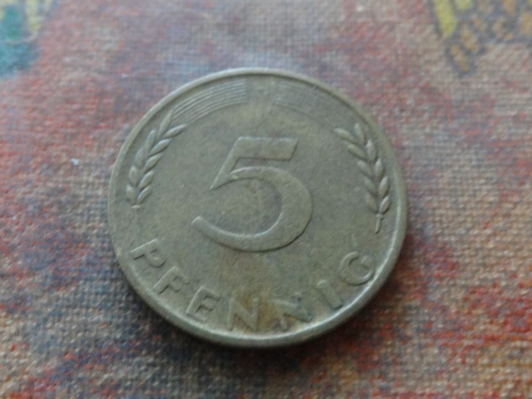 Tutti le monete: DEUTSCHLAND 5 Pfennig 1966 – Usato da Romanel-sur-Lausanne venduto da Swift13 1
