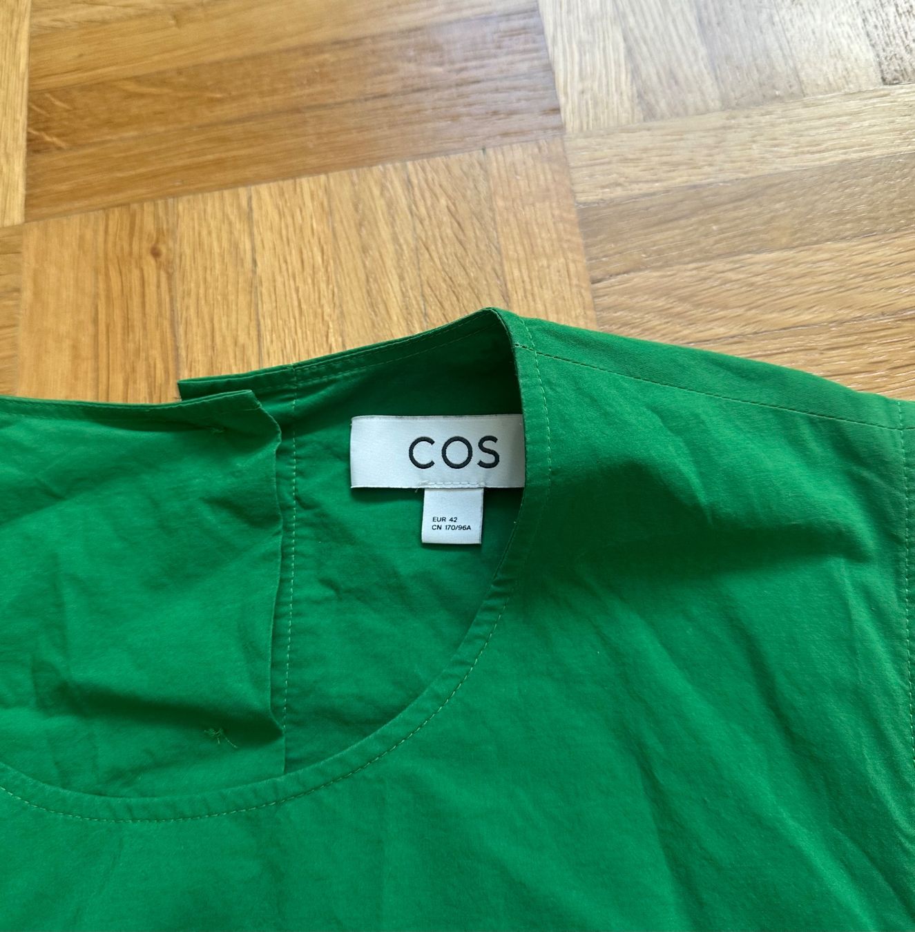 Cos Vestiti: Maxi Kleid COS Gr.42 grün Baumwolle – Nuovo (secondo la descrizione) da Zürich venduto da alex124 2