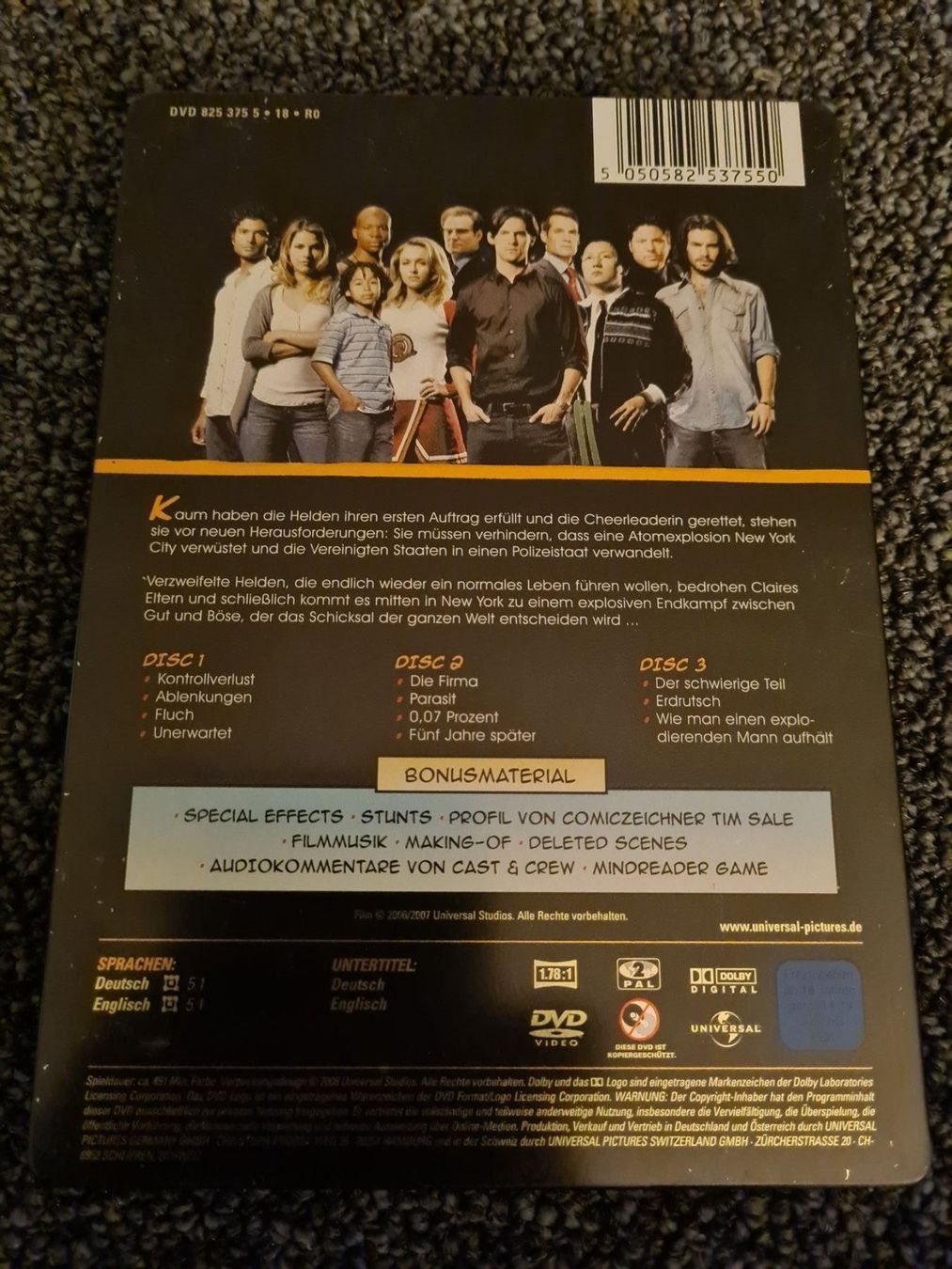 Tutti i DVDs: HEROES STAFFEL 1.2 – Usato da Ruswil venduto da jan_bxl5 1