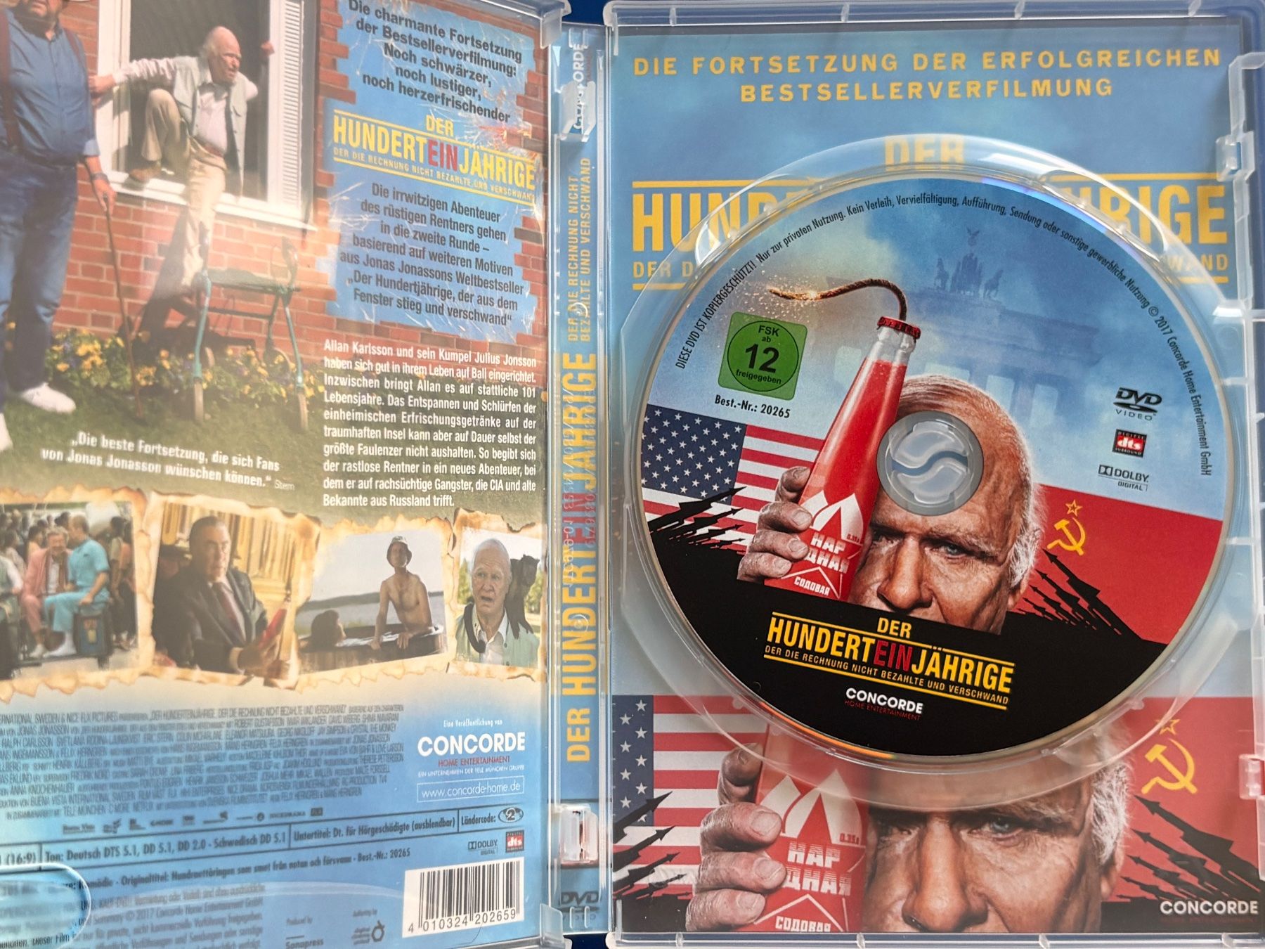 Tutti i DVDs: DER HUNDERTEINJÄHRIGE.   **** Twint*** – Usato da Spreitenbach venduto da SwissTradeMan 2