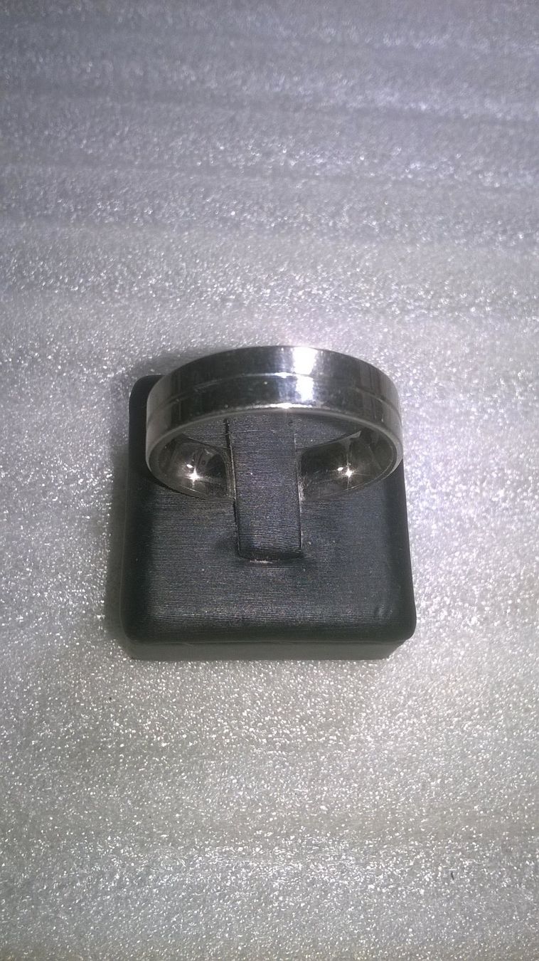 Anelli: ring edelsthal,,silber farbe,,,glanzig – Nuovo (secondo la descrizione) da Basel venduto da bijoutrie_4