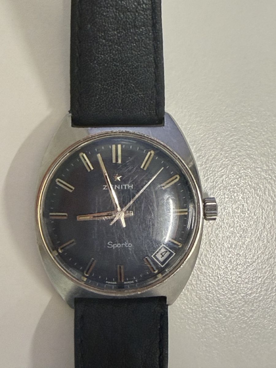 Zenith Uhren: Vintage Zenith Sporto Herrenuhr Handaufzug - Rarität! – Gebraucht aus Brüttisellen von zweiachtzehnover