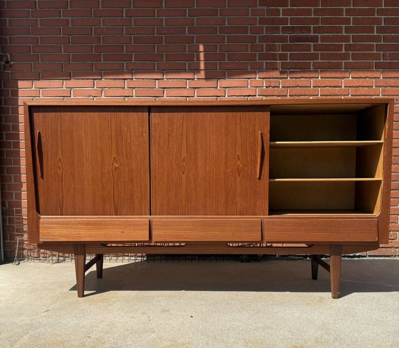 Cassettiere: Mid-Century Teak Sideboard Vintage Kommode #2 – Usato da Oberrieden venduto da Knut8 2