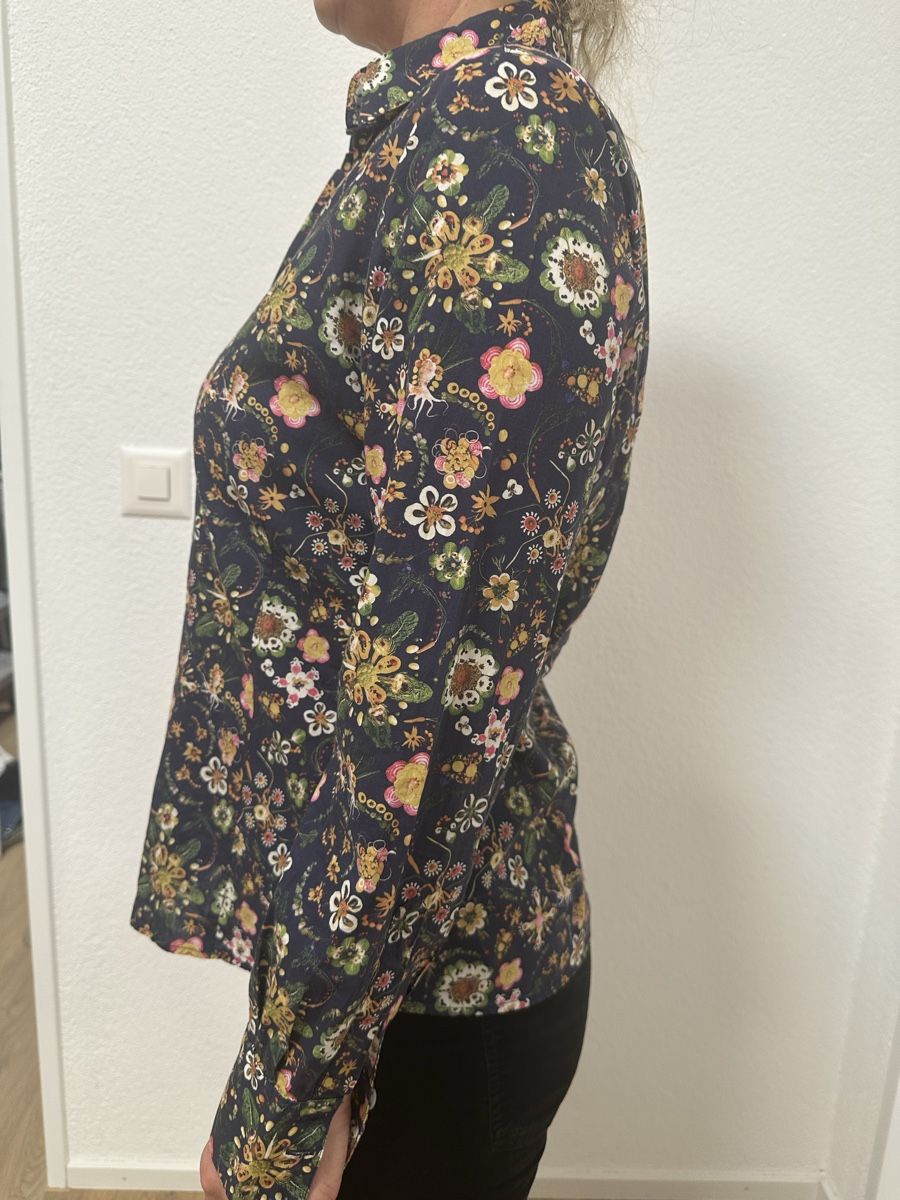 Camicette: B.M.-company Blumen Hemd Gr. 38 Baumwolle – Nuovo (secondo la descrizione) da Glattbrugg venduto da SMusic98 1