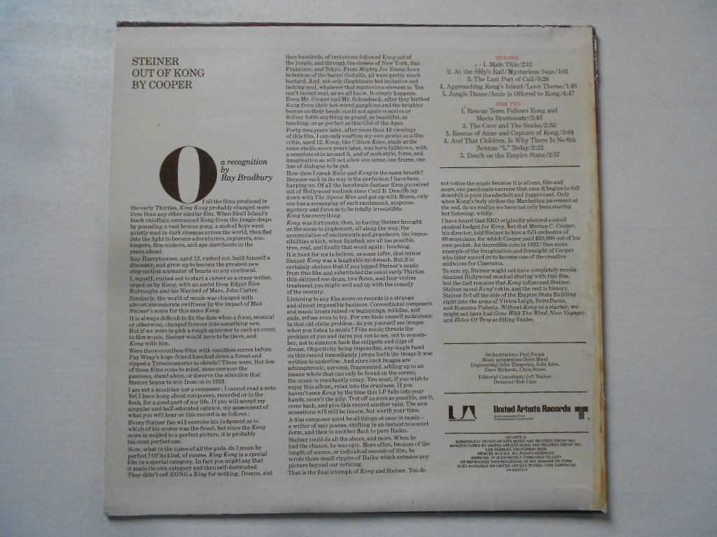 Dischi in vinile: KING KONG – Usato da Bex venduto da Giorgiob 1