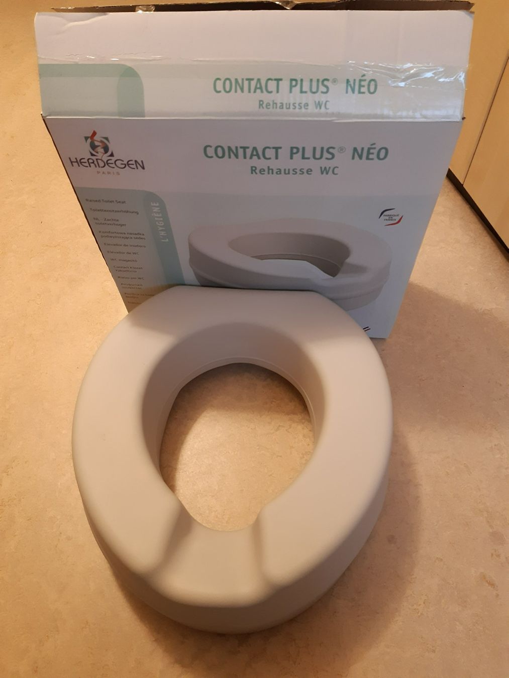 WC: Rehausseur de WC – Nuovo e nell'imballaggio originale da Biel/Bienne venduto da Ligurie