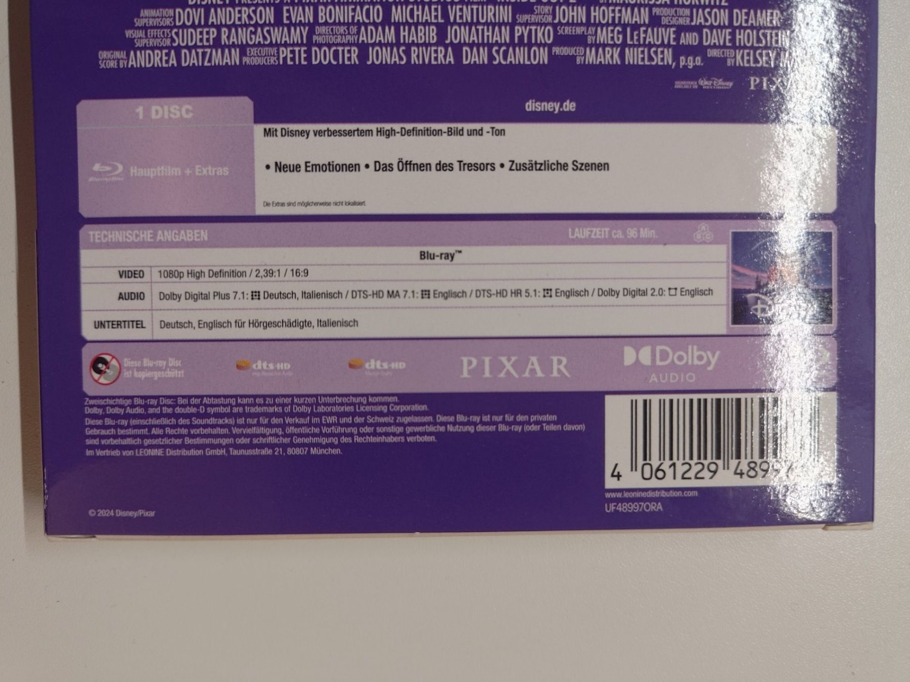 Alle DVDs: Alles steht Kopf 2 - Steelbook Edition – Gebraucht aus Liestal von Kratzilla 3