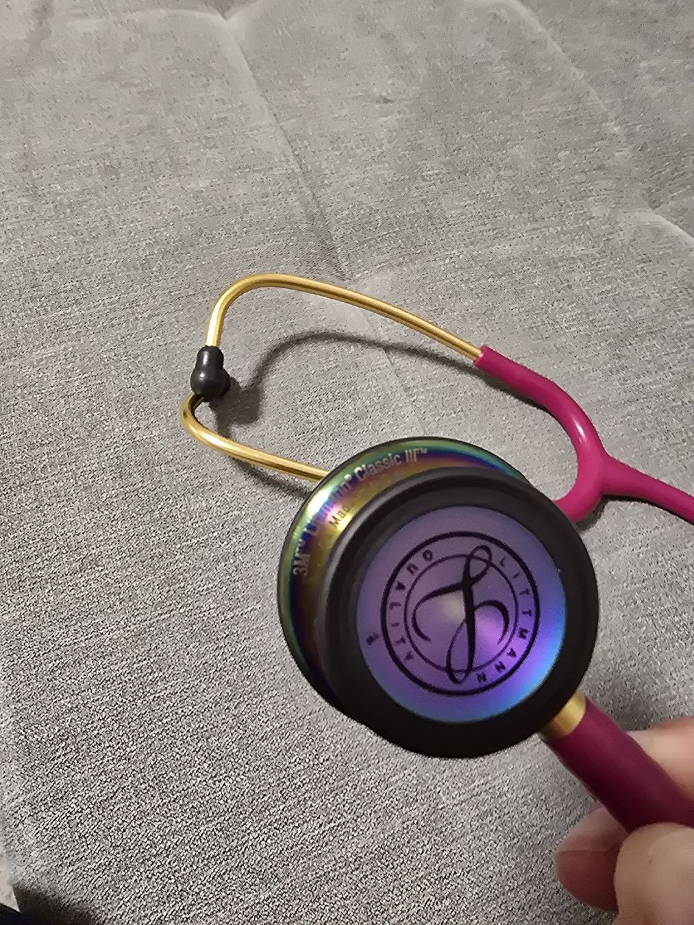 Littmann Attrezzature mediche: Littmann Classic III Stethoskop, Himbeere – Usato da Dietikon venduto da Kaska2020 1