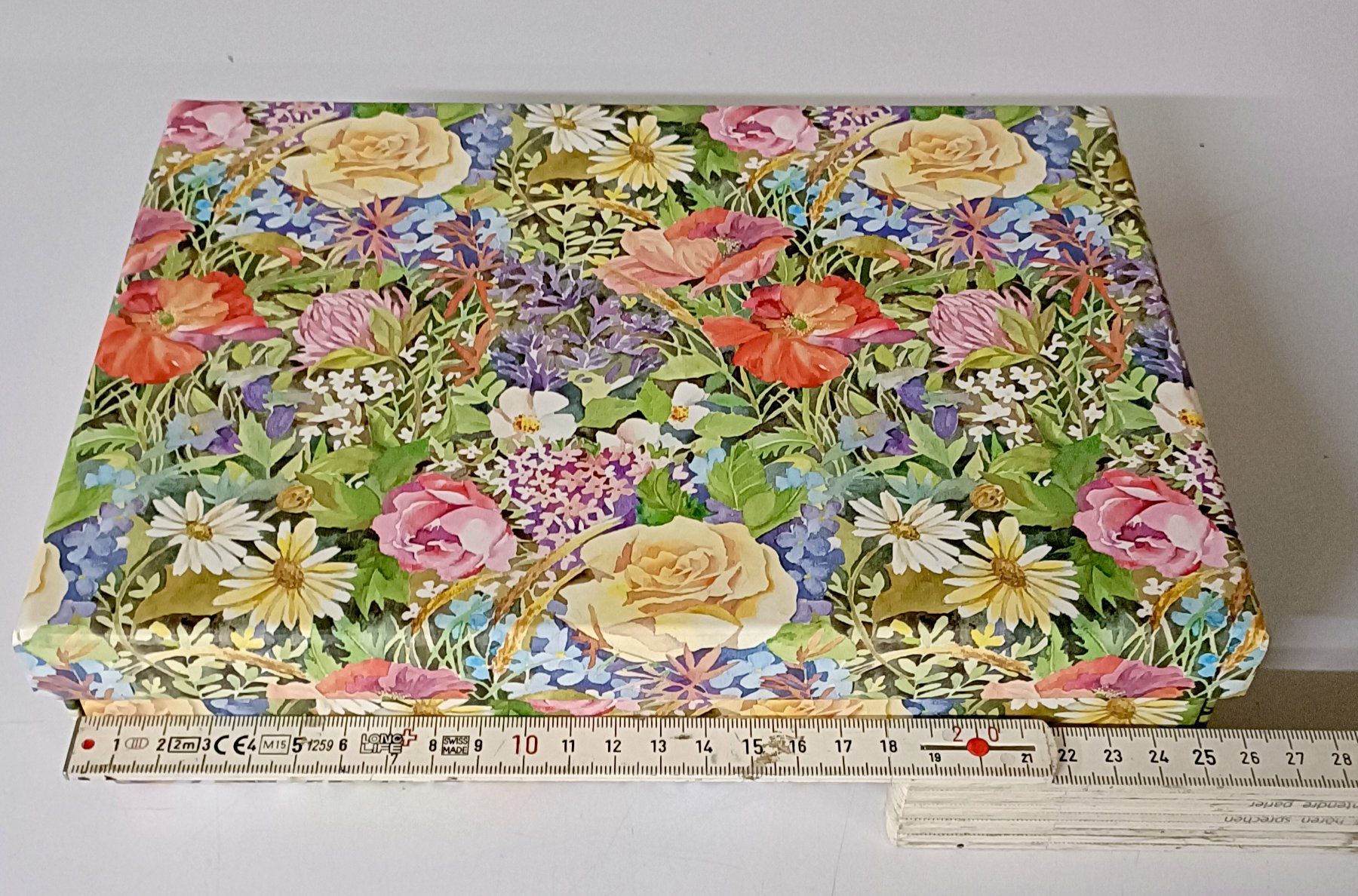 Sonstige Dekorationen & Accessoires: Box 🪻 Schatulle mit Blumenmuster 🌻 ein wahrer Hinkucker 🌸 – Neu (gemäss Beschreibung) aus Sitterdorf von imsis 3