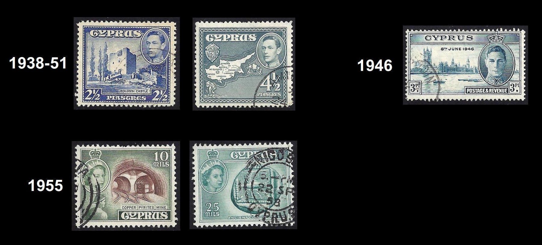Tutti i francobolli: Zypern / Cyprus Briefmarken ab 1881 – Usato da Baar venduto da W47 2