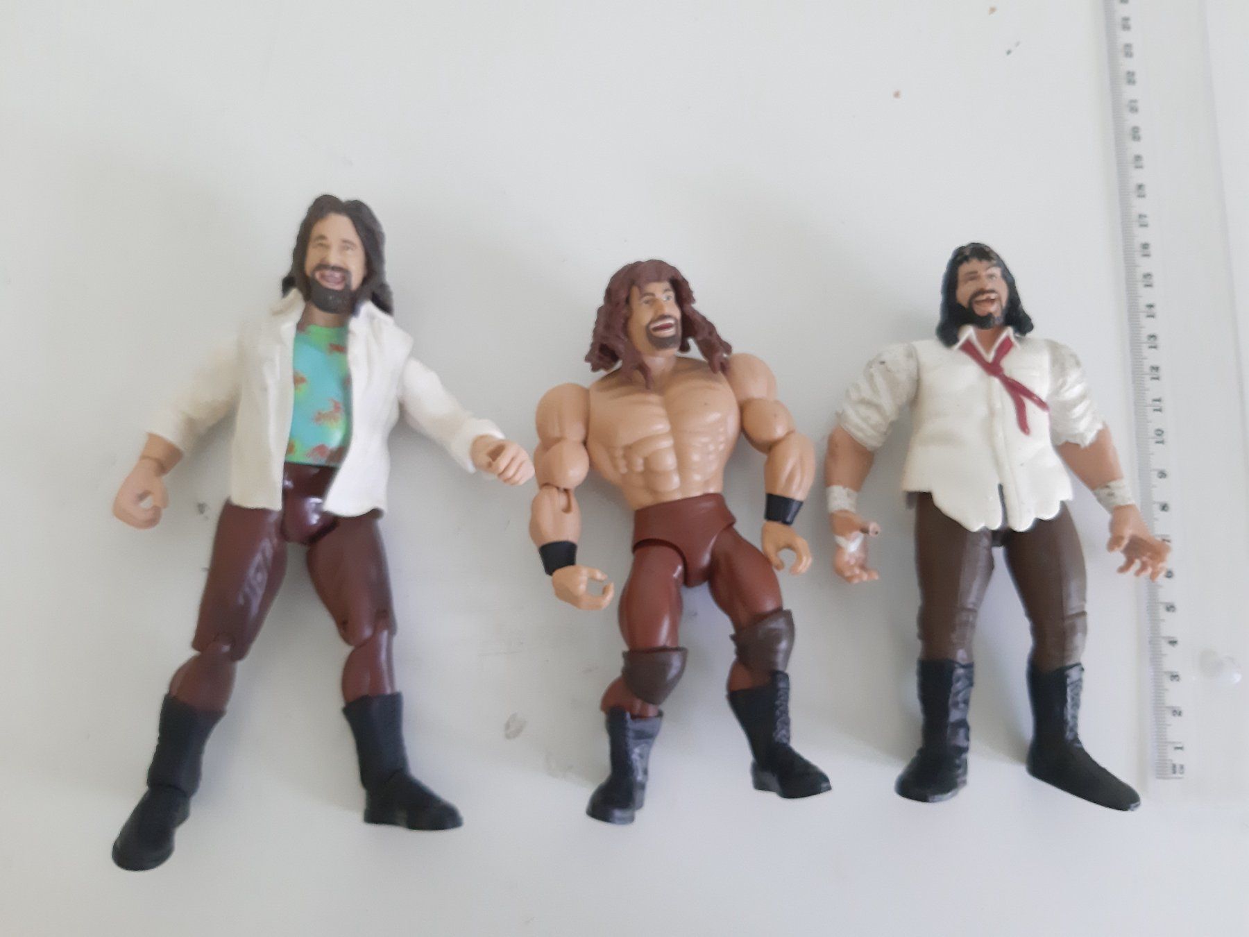 WWE Statuette: WWE Lot 3 Action Figure - Mick Foley Mankind – Usato da Buchs SG venduto da Bray_Law 4