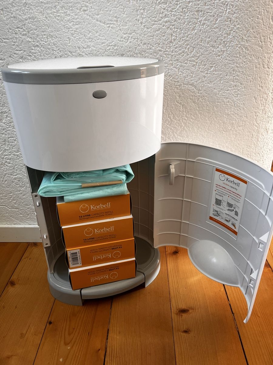 Abfalleimer: Windeleimer Korbell – Gebraucht aus Nidau von Noouuii 1