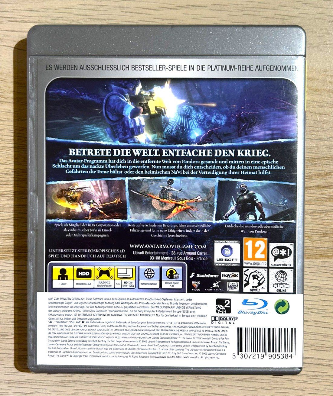 Sony Giochi: James Camerons Avatar Das Spiel PS3 – Usato da St. Gallen venduto da Alpine.Arcade 1