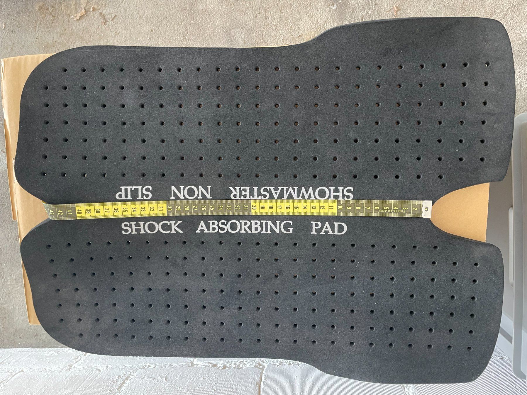 Sattel & Sattelzubehör: Showmaster Sattelpad, non slip + Shock absorbing, schwarz – Gebraucht aus Zürich von ann_5xby 2