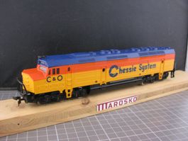 Mehano Chessie System US Diesellok, ohne OVP, .