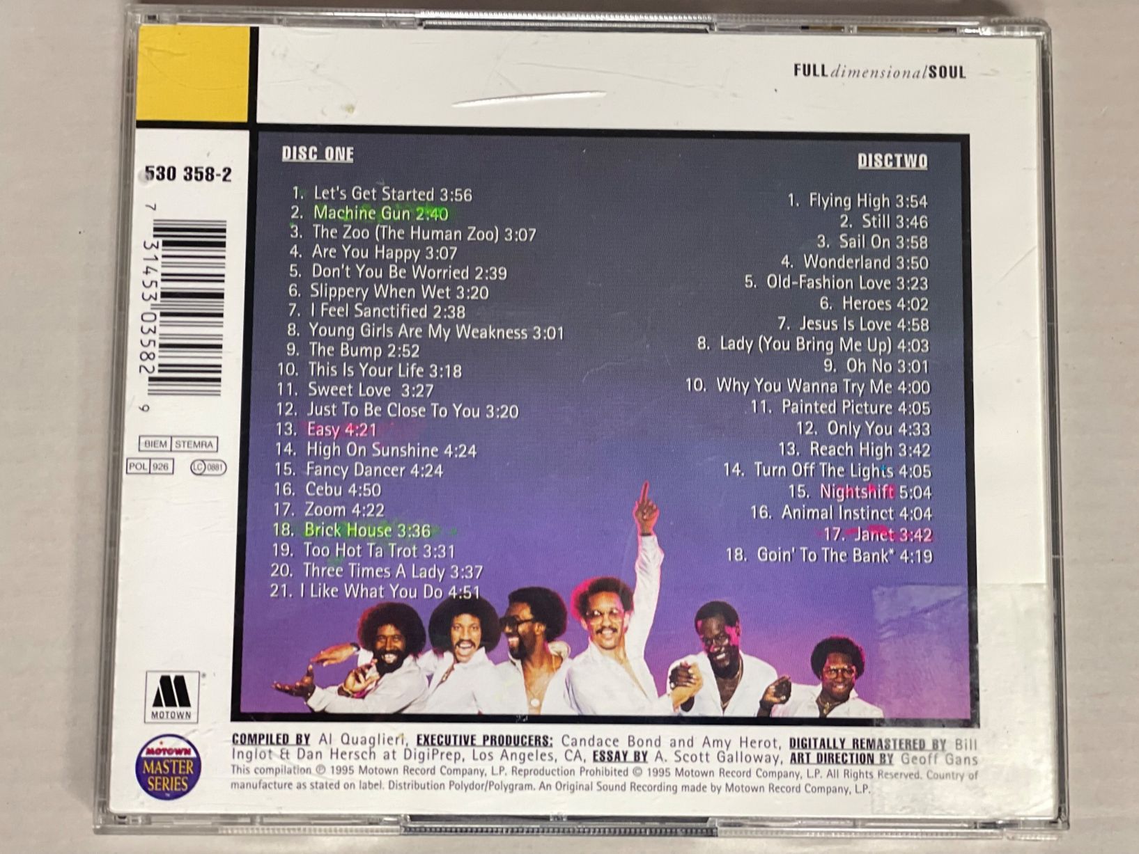 CDs: The Commodores -Best Of (2CD) – D'occasion à Muri b. Bern par AdidasCollector 2