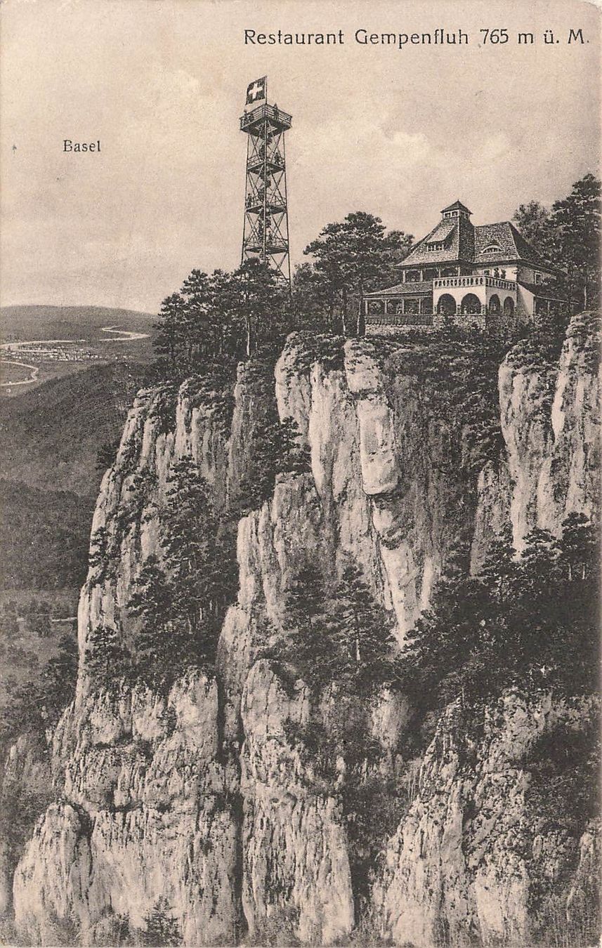 Cartoline postali: Basel restaurant gempenfluh – Usato da Biasca venduto da Blenio71