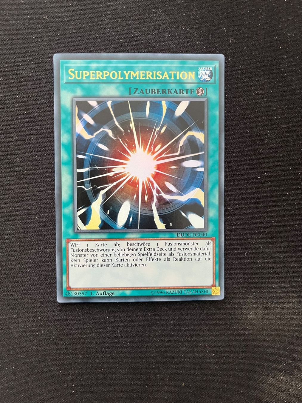 Yugioh Carte collezionabili: Superpolymerisation (DUDE-DE040), Ultra Rare – Usato da Gränichen venduto da Pauli94